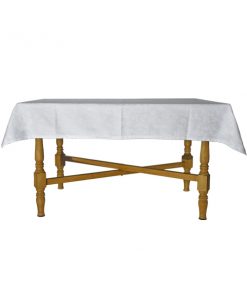 aluguer de mesas quadradas com pe de madeira