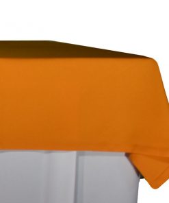 aluguer de toalha de buffet cor de laranja