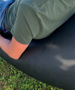 aluguer puff preto para jardim